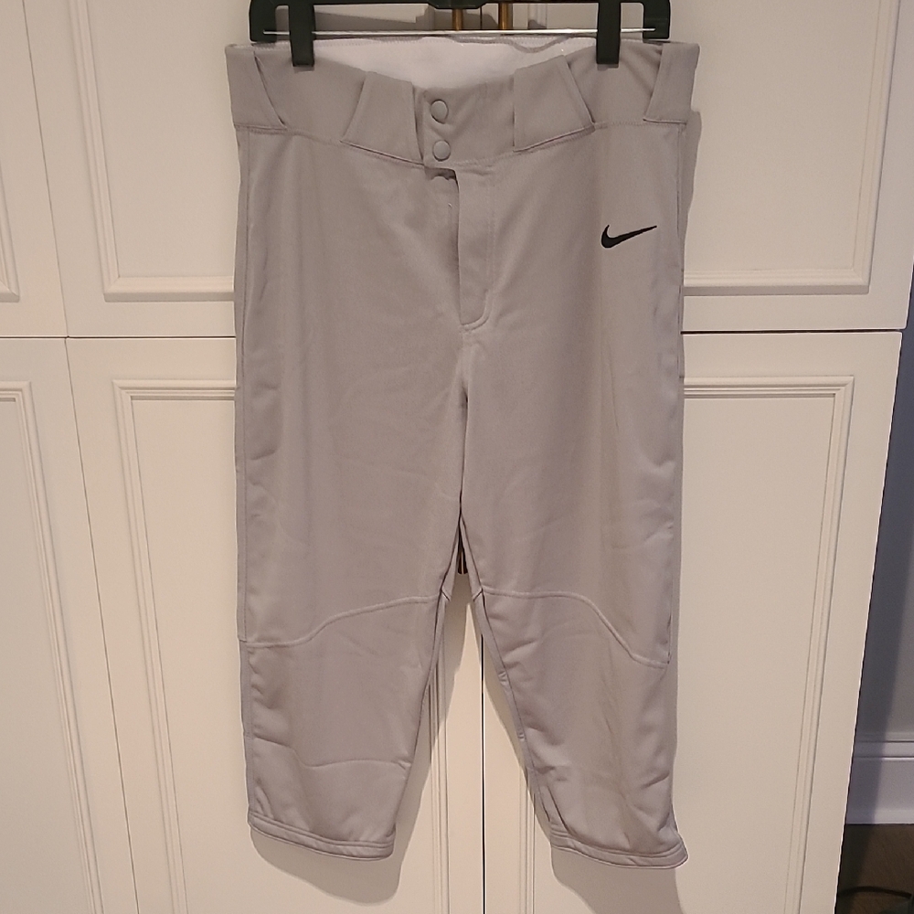 Nike Gray Sweatpants with Elastic Cuffs
